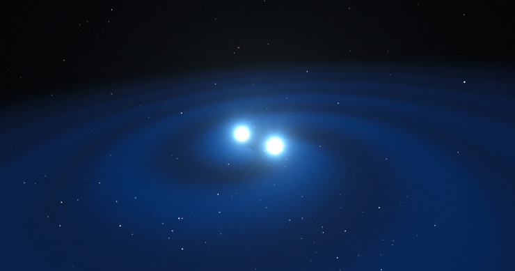 ESO Telescopes Observe First Light from Gravitational Wave Source