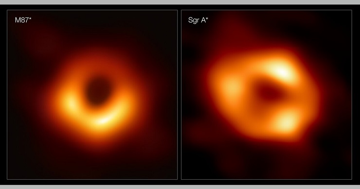 Milky Way vs M87: EHT photos show 2 very different supermassive black holes