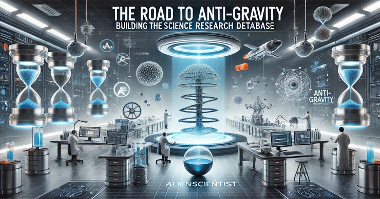 The Road To Anti-Gravity: Building the Science Research Database