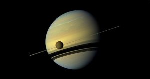 Titan-in-a-glass experiments hint at mineral makeup of Saturn moon