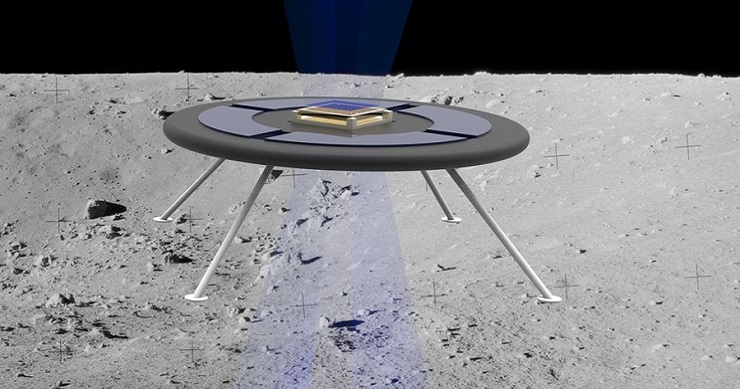 This 'UFO' rover could hover on the moon and asteroids one day