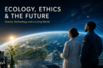 Scientists consider the ecological and ethical consequences of future gravity technology while viewing Earth as a living interconnected system.