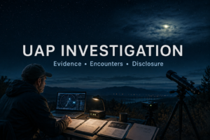 Civilian researcher investigating UAP evidence, encounters and disclosure records